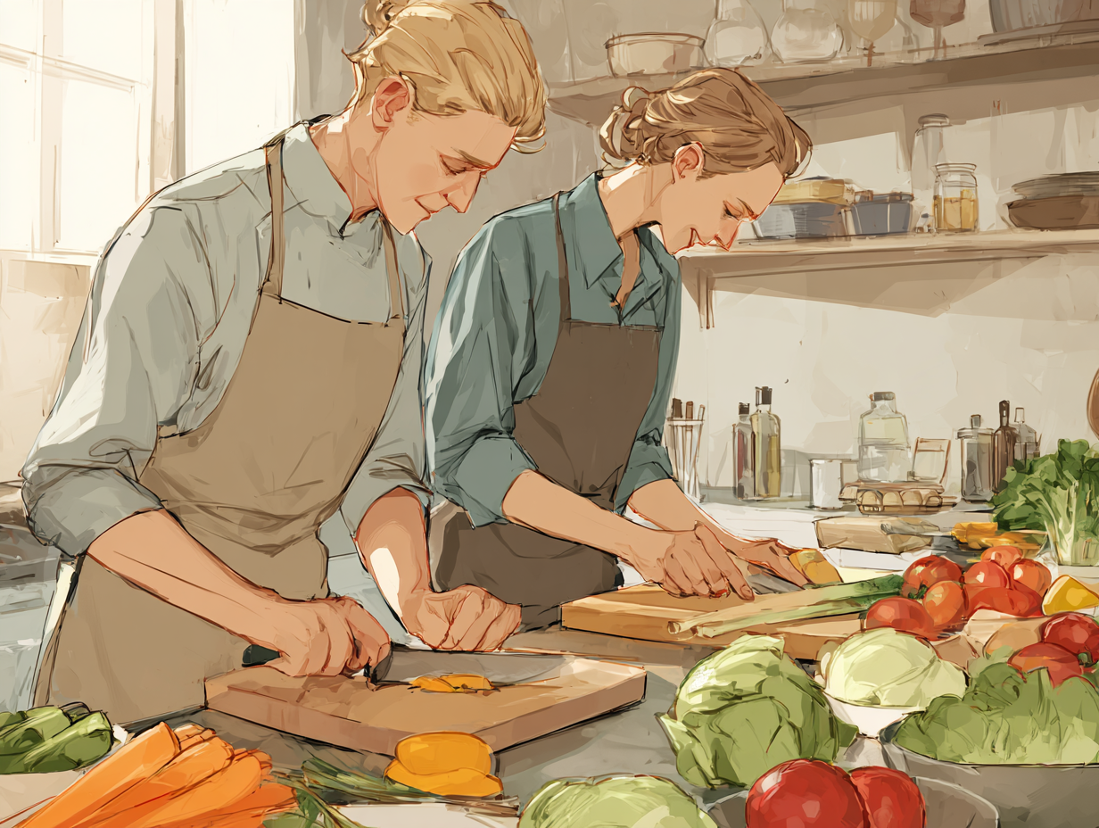 Oilada taom tayyorlash - bolalar va kattalar birga